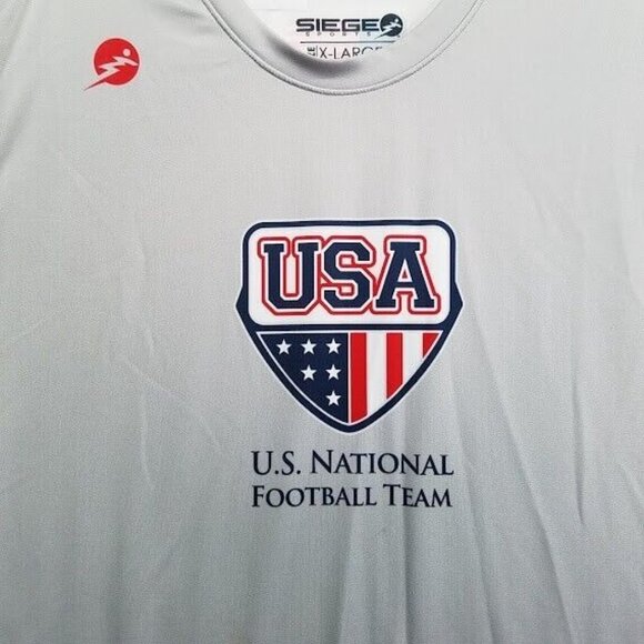 Siege Sports Sirt Mens Extra Large Compression Tee USA US National Football Team - Picture 2 of 8